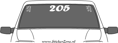 Peugeot 205 Stickerset