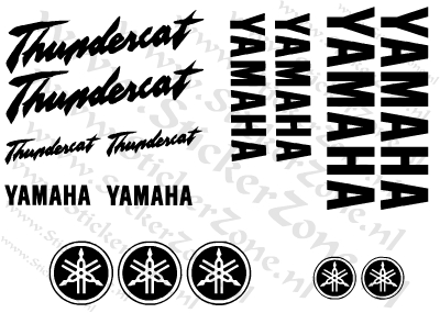 Stickerset Yamaha Thundercat